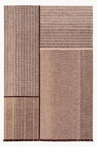 Tappeto a pelo corto con frange Monochrome, design Folkform