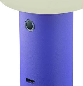 HELL Lampada da tavolo LED Tiny-B, viola, altezza 13 cm, IP54, USB