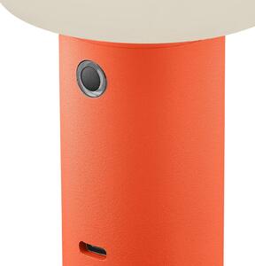 HELL Lampada da tavolo LED Tiny-B, arancione, altezza 13 cm, IP54, USB