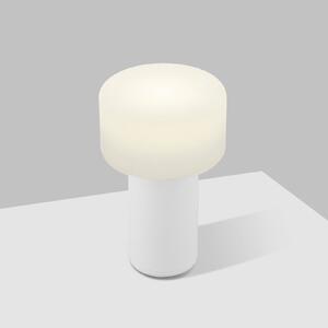 HELL Lampada da tavolo LED Tiny-B ricaricabile, bianco, altezza 13 cm, IP54, USB