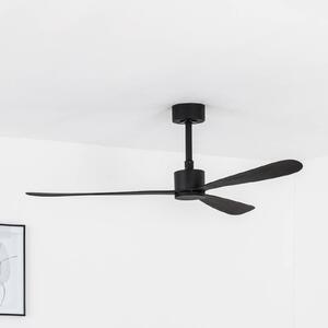 FARO BARCELONA Ventilatore soffitto Amelia, motore DC 3 pale nero