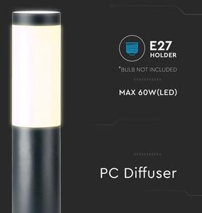 Lampada da esterno 1xE27/60W/230V IP44 80cm nera