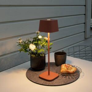 Konstsmide Lampada LED da tavolo Capri da esterni, terracotta