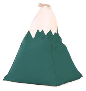 Borsa da salotto per bambini verde e beige Mountain - Little Nice Things