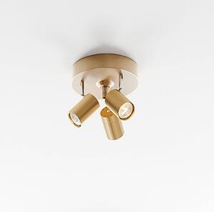 By Rydéns Correct spot soffitto 3 luci oro satin