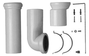 Duravit Accessori - Kit di collegamento WC Vario, bianco 0014220000