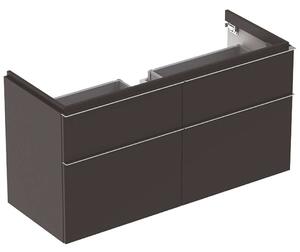 Geberit iCon - Mobile sottolavabo doppio 1200 mm, 4 cassetti, color lava 841421000