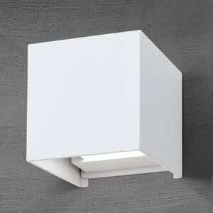 ORION Applique LED cubica da esterni Cube in bianco