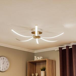 Domiluce Plafoniera LED Umbra 6 luci 91cm cromo