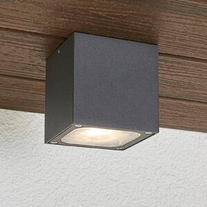 Lucande Plafoniera cubica LED da esterni Tanea, IP54