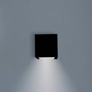 Newgarden Applique a LED Box 8, nero, 7,5x7,5 cm