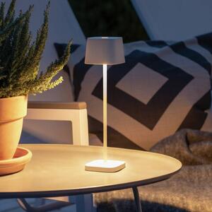 Konstsmide Lampada LED da tavolo Capri-Mini esterni, bianco