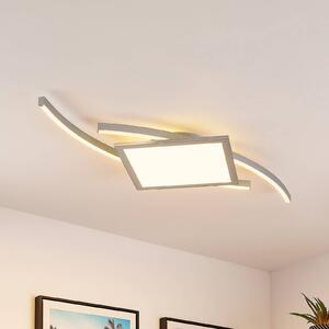 Lucande Tiaro plafoniera LED, angolare, 42,5 cm