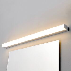 Lindby Luce da specchio per il bagno a LED Philippa, angolare, 88 cm, cromo