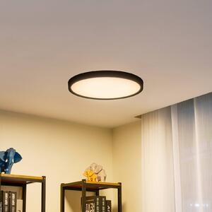 Lindby Plafoniera LED Pravin, Ø 50 cm, 3.000 K, nero