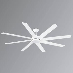 FARO BARCELONA Ventilatore a soffitto Century bianco a 8 pale