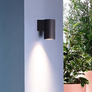 Deko-Light Applique esterni Achernar 1 luce down grigio-nero