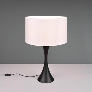 Trio Lighting Lampada da tavolo Sabia, Ø 40 cm, bianco/nero