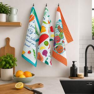 Strofinaccio 3 pezzi in cotone Vallesusa Gabel Veg