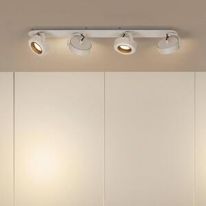 LEDVANCE Venus Faretto da soffitto a LED, 3.000 K, a 4 luci, bianco