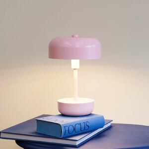 Dyberg Larsen Lampada da tavolo LED Haipot, rosa, dimmerabile