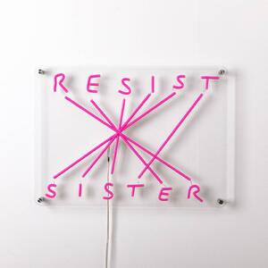 SELETTI Applique LED Resist-Sister, fucsia