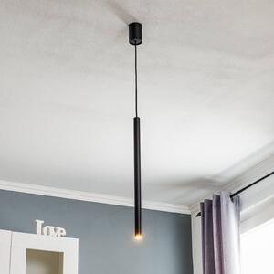 Nowodvorski Lighting Lampada a sospensione Las, 1 luce, nero, paralume 49cm