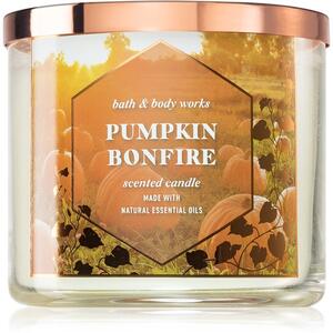 Bath & Body Works Pumpkin Bonfire candela profumata 411 g