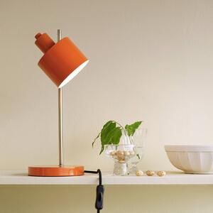 Dyberg Larsen Ocean lampada tavolo arancio/ottone