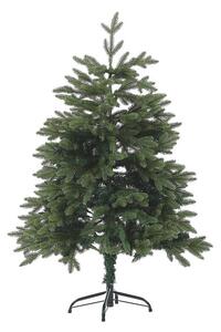 Albero di Natale Artificiale Verde Tradizionale Base Metallo PVC 120 cm Beliani