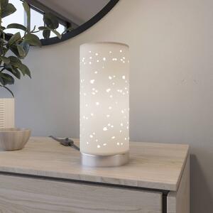 Lindby Smart lampada da tavolo Alwine cilindrica