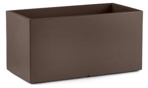 Cassetta rettangolare per fiori LOTO Dimensioni 40x80x h 40 cm -peso 7 kg interno ed Esterno colore Corten