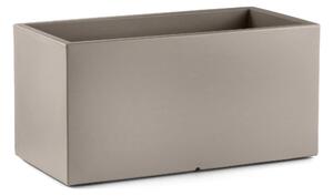 Cassetta rettangolare per fiori LOTO Dimensioni 40x80x h 40 cm -peso 7 kg interno ed Esterno colore Ambra
