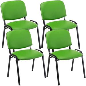 Set di sedie Osiris verde 4 pezzi