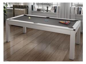 Tavolo trasformabile Biliardo e Ping pong L182 x l102 x H80 cm Bianco - HENK