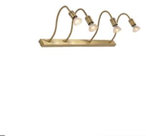 Applique classico illuminando frida ap4 gu10 led metallo orientabile - Illuminando