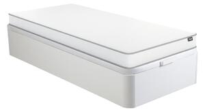 Set 90 x 190 cm rete contenitore Bianco + materasso schiuma sp. 12 cm - ASTYANAX II di YSMÉE