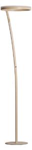 FISCHER & HONSEL Lampada da terra con luce lettura Sirko, dimmerabile, Crema / Ambra, Soggiorno / Sala da pranzo, Metallo, Moderno, Lampada LED da terra