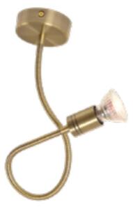 Plafoniera classica illuminando frida pl1 gu10 led metallo orientabile - Illuminando