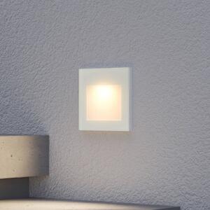 Arcchio Applique a LED da incasso Zamo, copertura in vetro, bianco