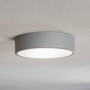 TEMAR LIGHTING Plafoniera Cleo 300, grigio, sensore, IP20, Ø 30 cm, metallo