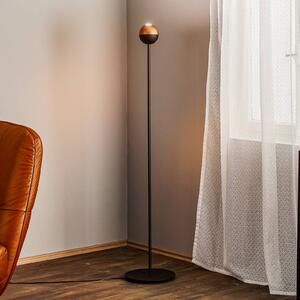 HELAM Midnight piantana nera con lampadina LED