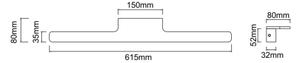 Open Design OR86126 - Illuminazione a LED per specchio LUCE LED/11W/230V 61,5 cm IP44 cromato