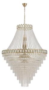 Searchlight 1711-102SB - Lampadario sospeso a catena LOUIS PHILLIPE 28xE14/60W/230V