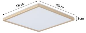 Brilagi - Plafoniera da bagno LED ULTRA SLIM 24W/230V 42x42 cm dorata IP54