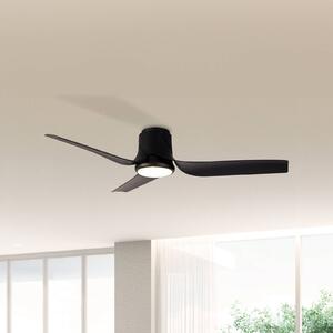 Mantra Iluminación Ventilatore da soffitto Ushuaia nero DC silenzioso Ø 134 cm CCT