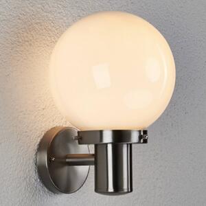 Applique da esterno Samuel, acciaio inox SAMUEL Lindby, dimmerabile, Alluminio / Grigio / Zincato, Acciaio Inox, Moderno