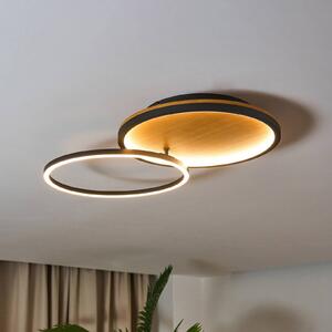 Eco-Light Plafoniera Kiru LED, pino, lunghezza 63,2 cm, legno