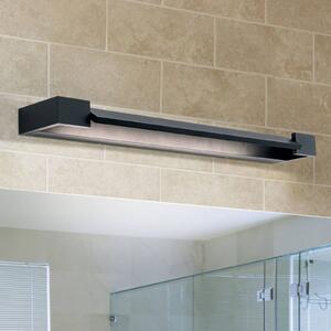 ORION Applique da parete Mariln, Nero, Bagno, Alluminio, Moderno, Applique