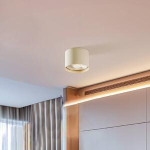 Argon Faretto a soffitto Chloe fisso, beige